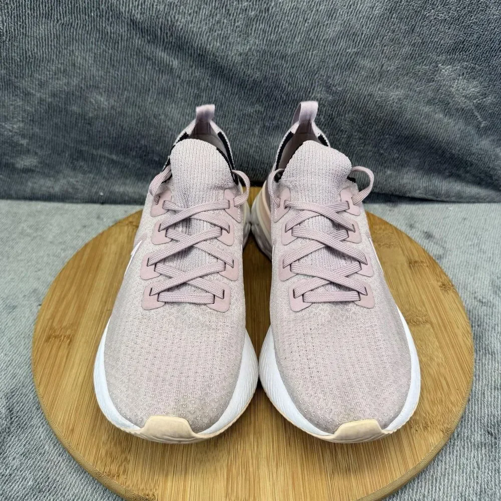 Nike Shoes Womens Size 9.5 Pink React Infinity Run Flyknit CD4372-501 Running